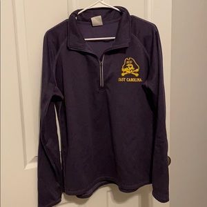 East Carolina quarter zip